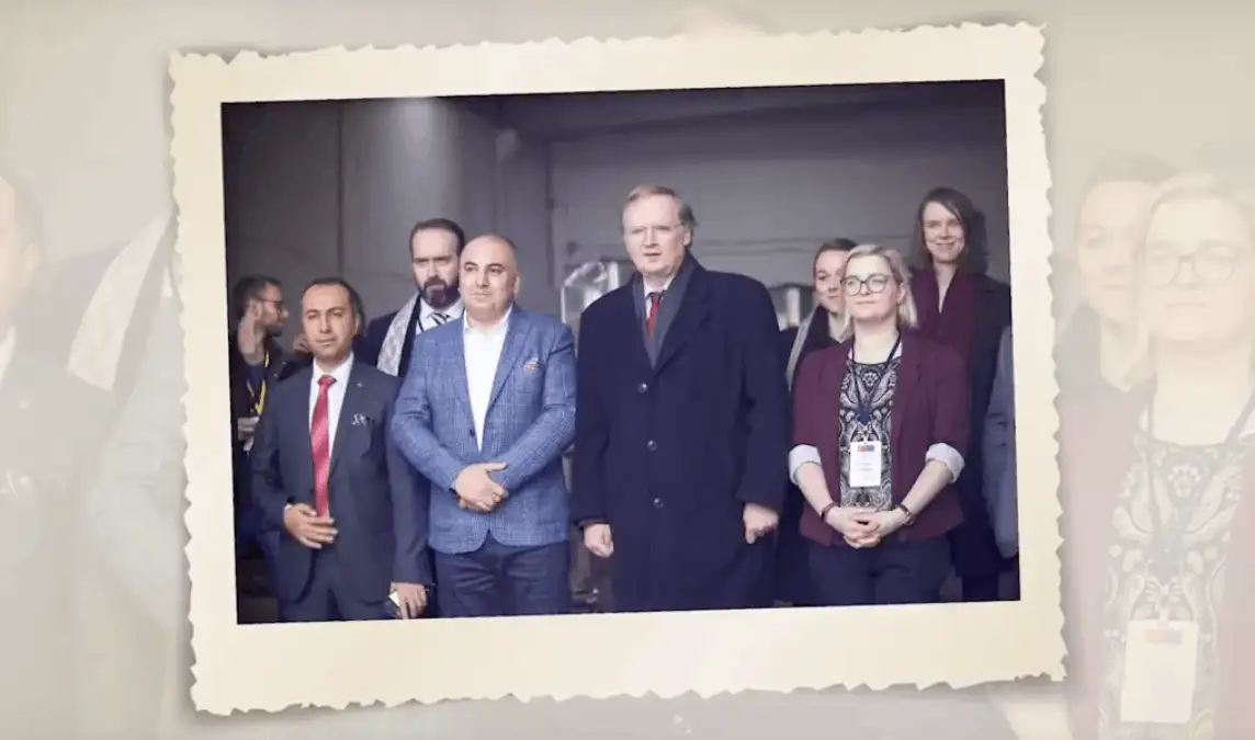 Visite d'une délégation de l'Union européenne à la société ZİRVE