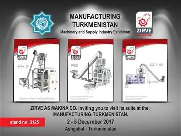 an invitation to attend our participation in the Turkmenistan International Food Industry Fair 2017