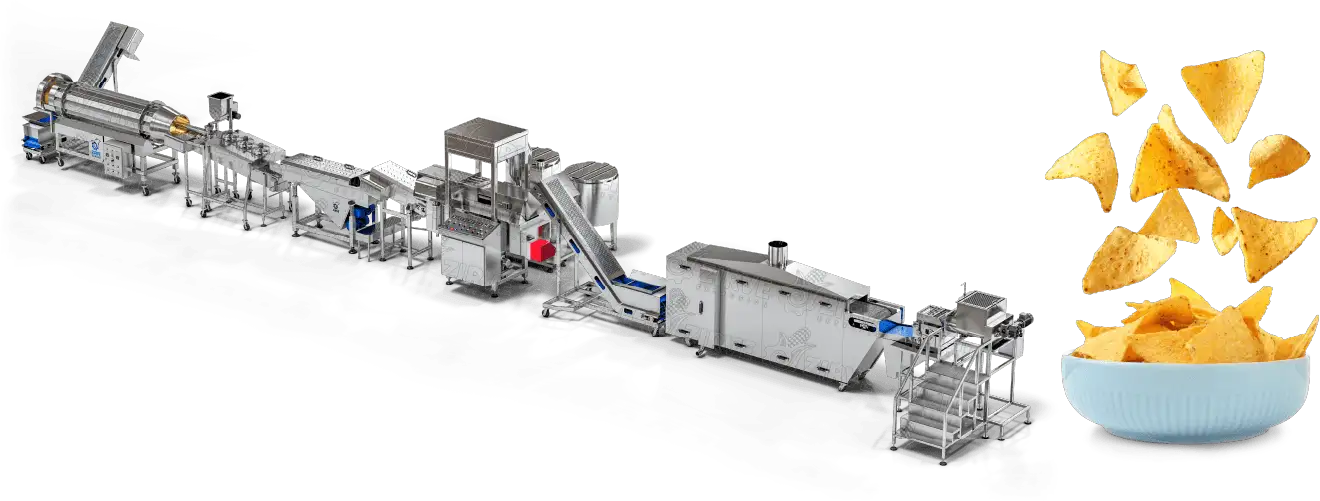 LÍNEA DE PRODUCCIÓN DE TORTILLA FRITAS