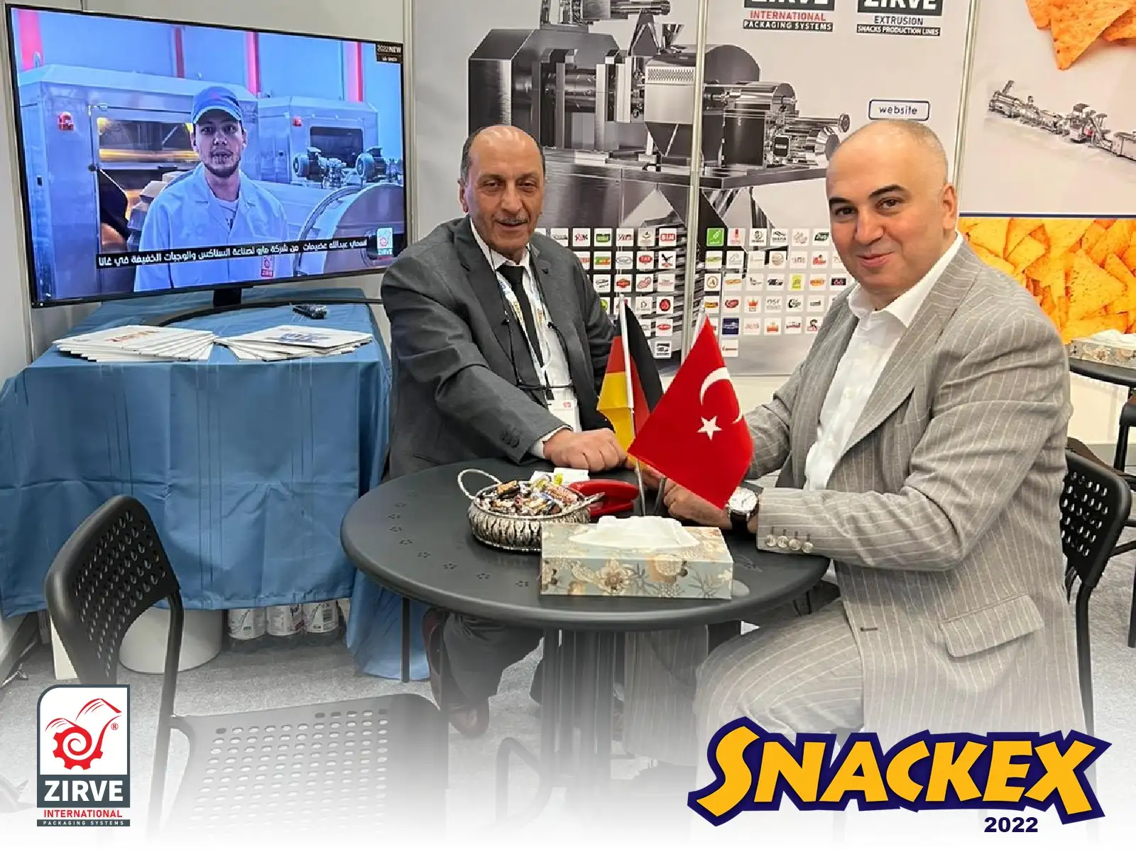 Из мероприятий нашего участия в первом дне выставки SNACKEX в Гамбурге, Германия