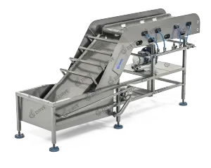 محطة الغسيل النهائي والتجفيف الهوائي | خط انتاج شيبس البطاطس الطبيعي PC 500 | 