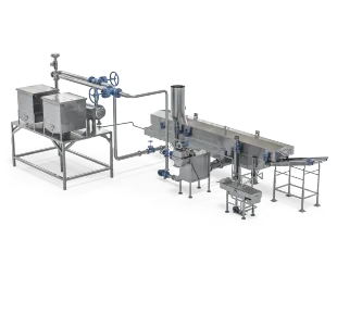 Continuous Oil Fryer – 1,300 L Oil Pan with External Heating & Automatic Filtration