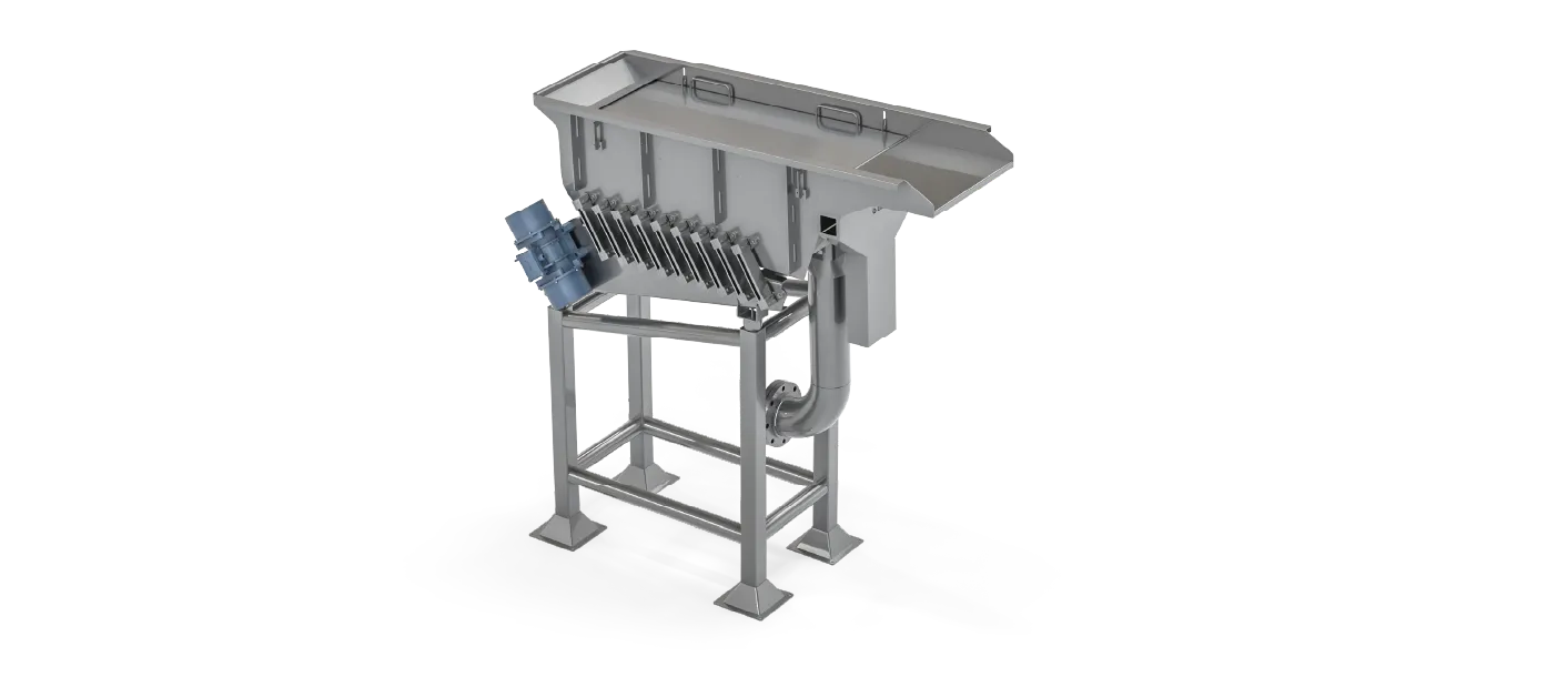 Post-Slicing Washing Section – 3 m Mechanical Shaker with Bottom Water Tank