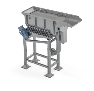 Post-Slicing Washing Section – 3 m Mechanical Shaker with Bottom Water Tank