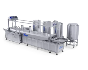 خزان القلي وملحقاته | خط قلي الذرة الإسبانية CNF 300 | Spanish Corn Frying Line CNF 300